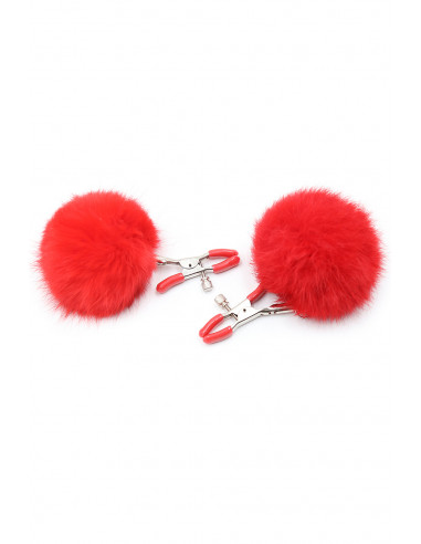 202000082-RD Nipple Clamps bells & bows