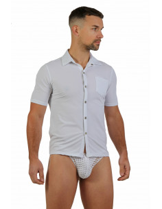9074-WH Chemise homme
