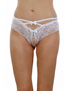 3211-WH Open lace Panties