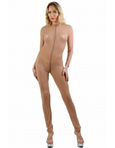 112-4-BE Fine mesh Catsuit